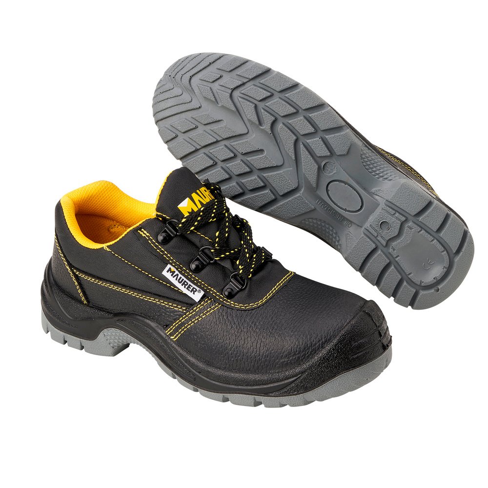 Zapato Bajo Seguridad Maurer S3 Modelo Capua Antideslizante Con Suela y Puntera Antiperación y Resistencia A Hidrocarburos Nº 3 Zapato Bajo Seguridad Maurer S3 Modelo Capua Antideslizante Con Suela y Puntera Antiperación y Resistencia A Hidrocarburos Nº