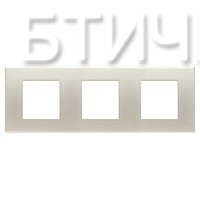 PLACA.2+2+2M.PLATA.BRILLANTE .N4802/3SA LING